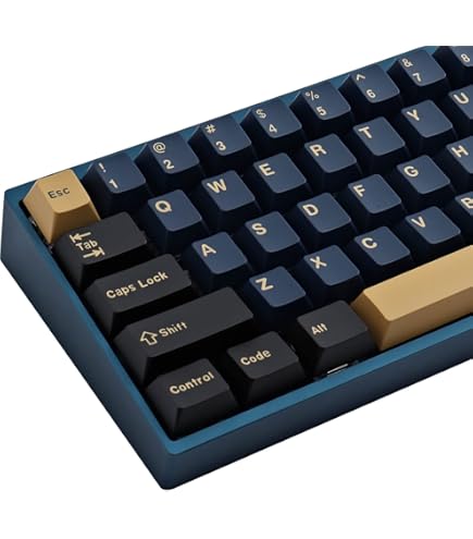 Amazon.com: Hyekit PBT Keycaps 119 Keys Blue Samurai Dye